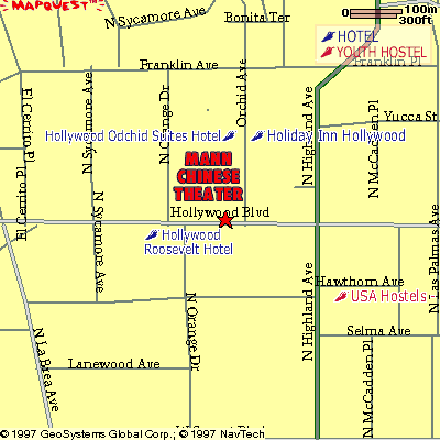 CHINESE THEATER MAP